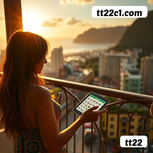 Aplicativo móvel tt22 para iOS e Android